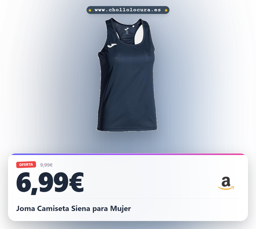 Joma Camiseta Siena para Mujer