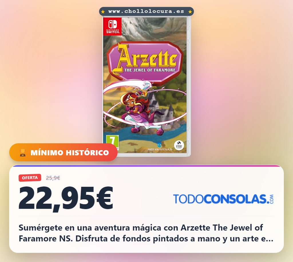 Aprovecha Arzette The Jewel of Faramore NS en Nintendo Switch con arte pixelado y secretos exclusivos