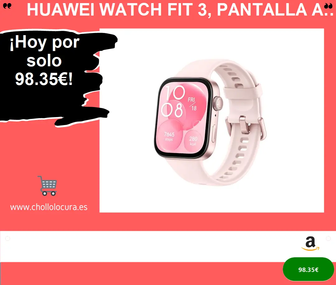Huawei Watch FIT 3 pantalla AMOLED