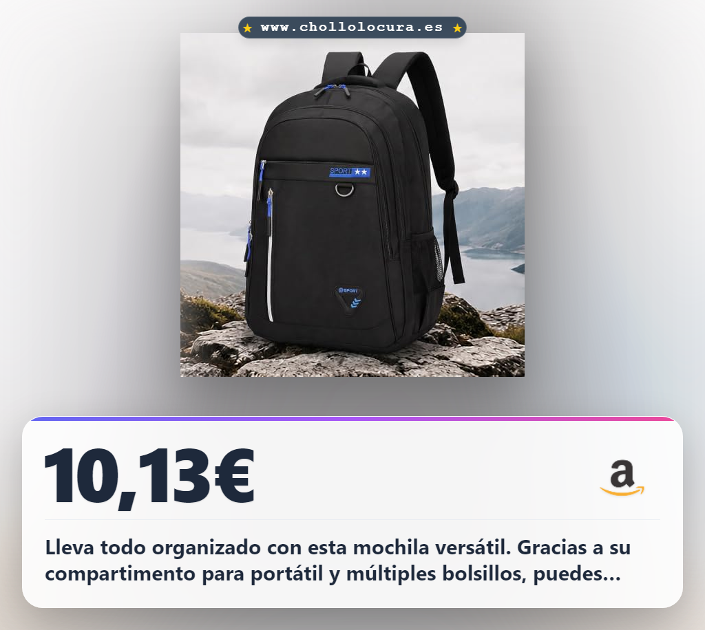 Aprovecha la mochila clásica negra para niños y adolescentes con compartimentos para laptop y viajes.