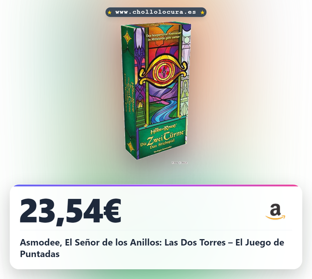 Asmodee, El Señor de los Anillos: Las Dos Torres – El Juego de Puntadas
