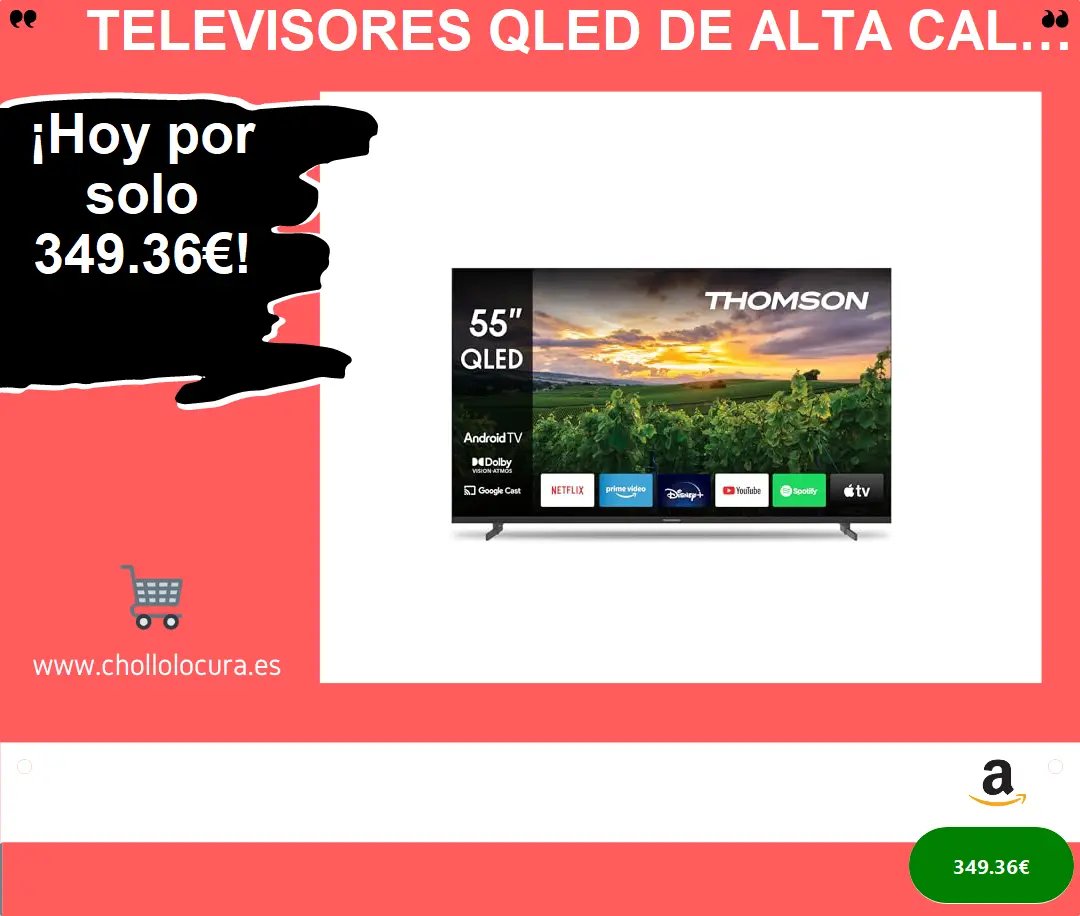 Televisores QLED de Alta Calidad con Tecnología de Punto Cuántico y Android TV