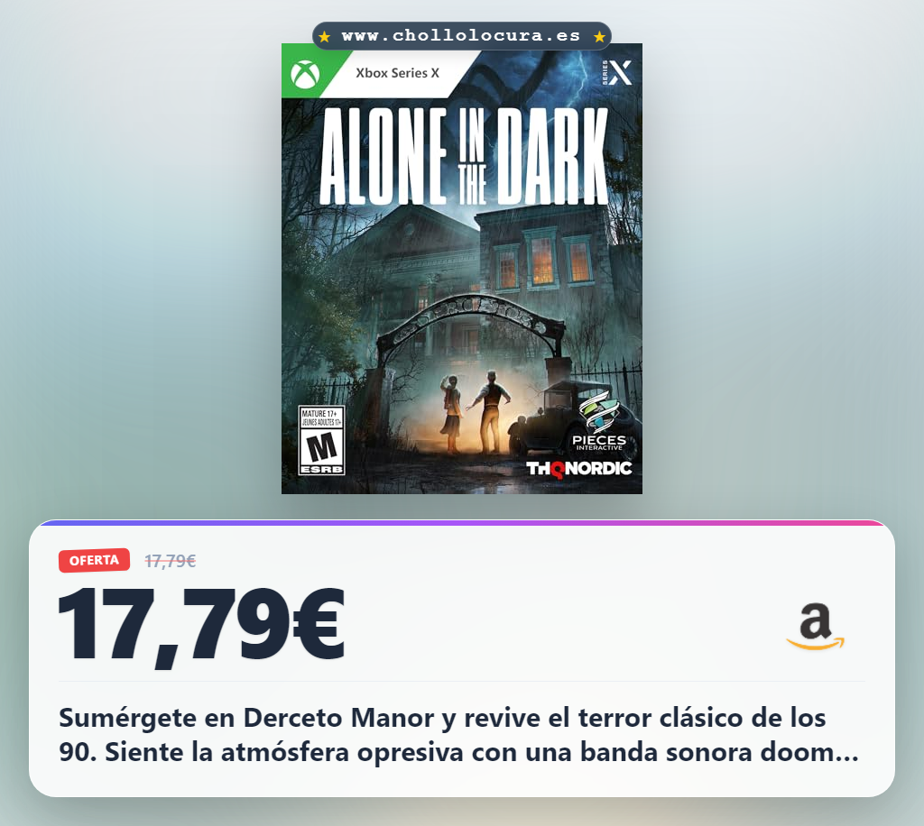 Aprovecha Alone in the Dark para Xbox Series X y explora Derceto Manor con música doom jazz