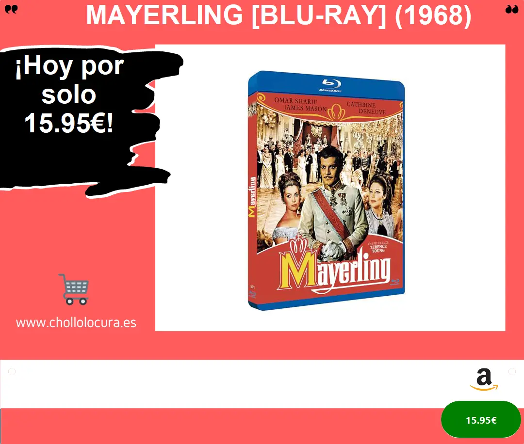 Descubre el drama y la pasión en Mayerling [Blu-ray] - Una historia de amor y tragedia en alta definición