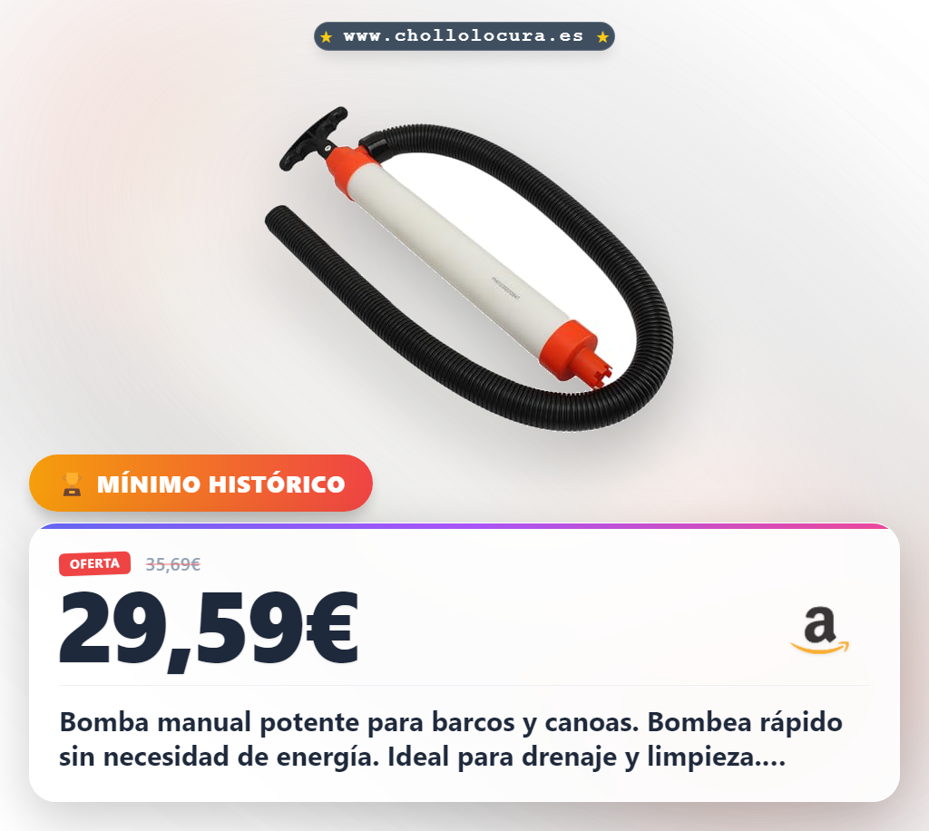 Bomba de Achique Manual con Manguera, Bomba de Agua Manual Portátil para Barcos, Canoa, Kayak, Potente Capacidad de Bombeo, Adecuada para Yates, Barcos, Barcos de Pesca, Kayaks,
