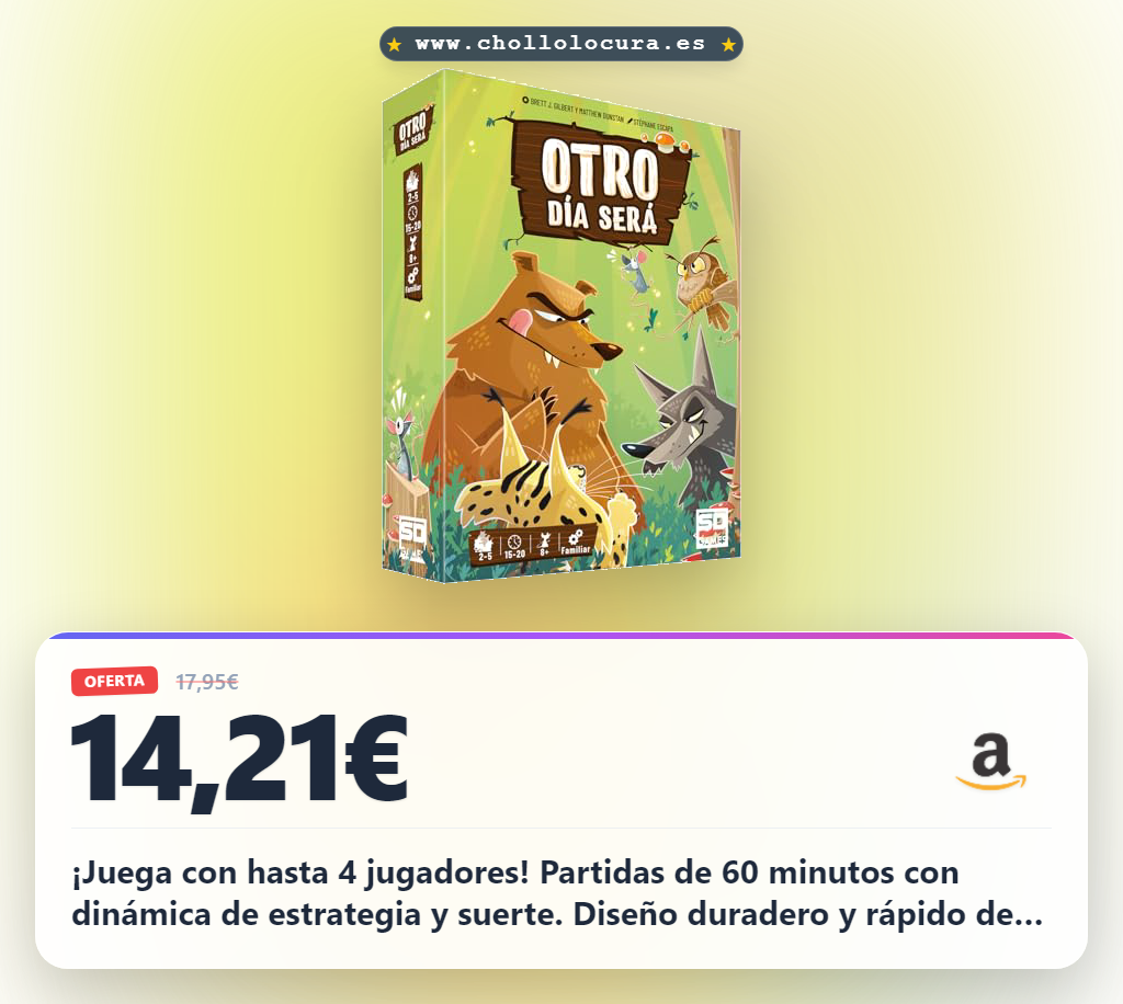 SD GAMES Juego De Mesa Otro Día Será