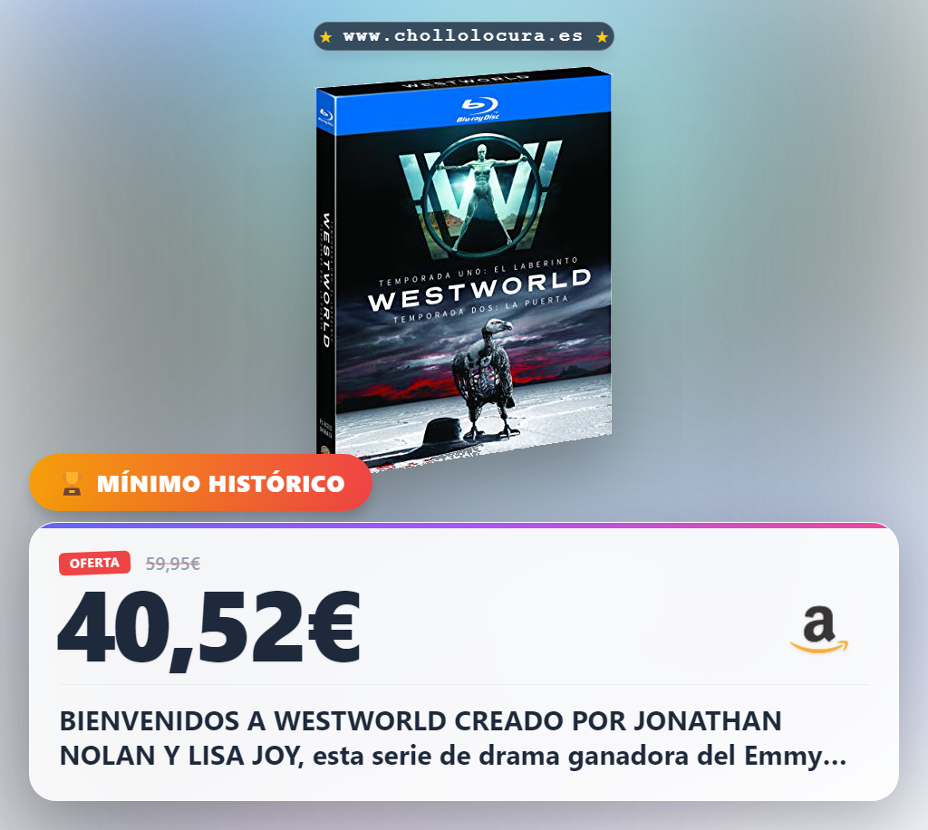 Westworld Temporada 1+2 Blu-Ray [Blu-ray]