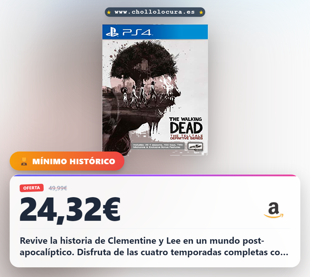 Aprovecha The Walking Dead Telltale Definitive Series PS4 con mejoras gráficas y contenido extra