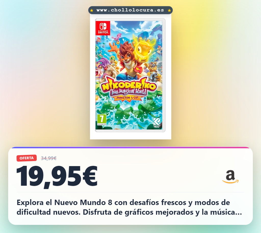 Aprovecha el Mundo 8 de Nikoderiko Director's Cut para Nintendo Switch con gráficos mejorados y música exclusiva