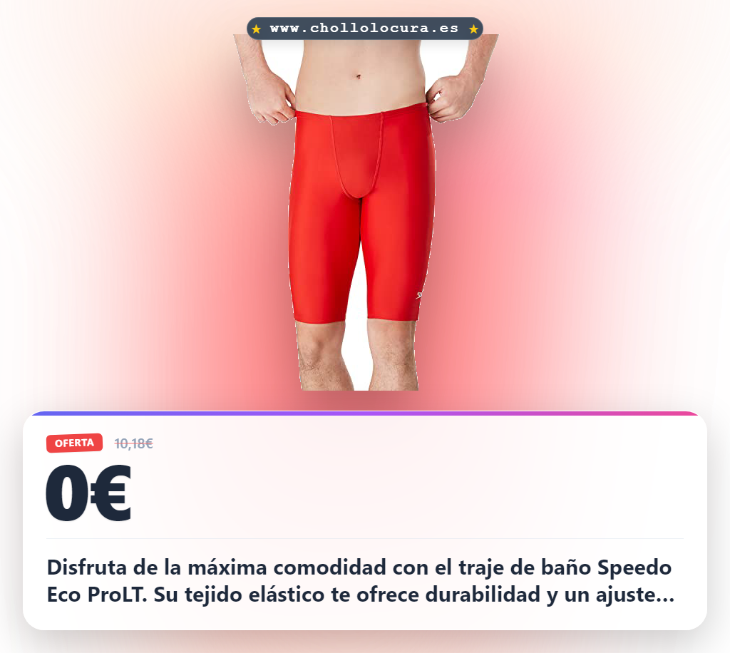 Consigue el traje de baño Speedo Jammer Eco ProLT para hombre con oferta de tamaño extendido al mejor precio en oferta histórica