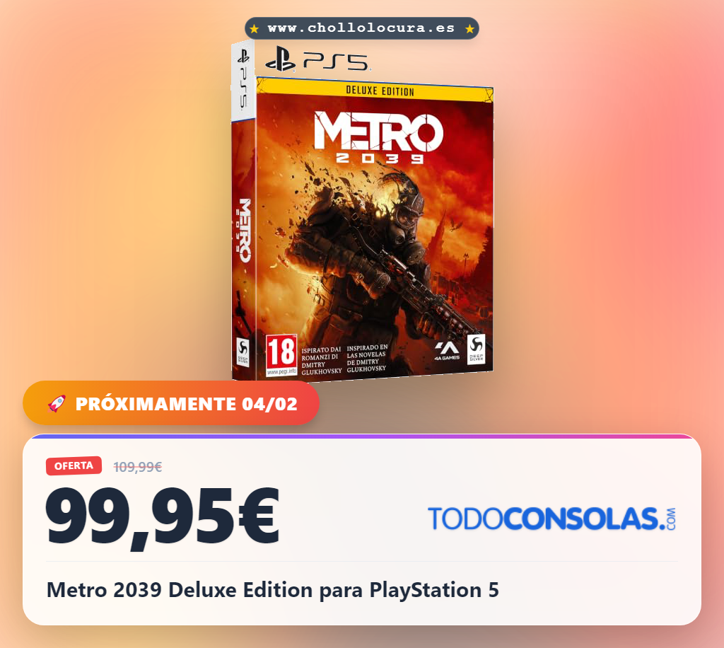 Metro 2039 Deluxe Edition para PlayStation 5