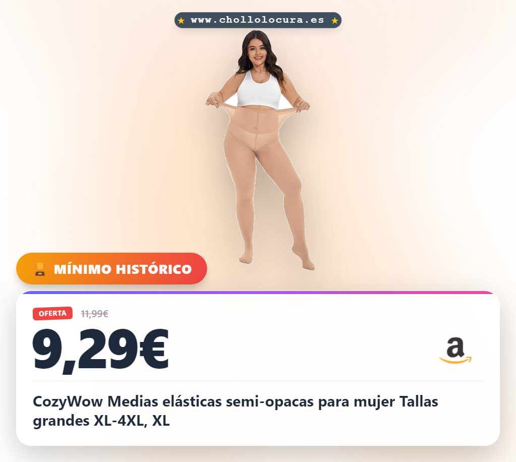 CozyWow Medias elásticas semi-opacas para mujer Tallas grandes XL-4XL, XL