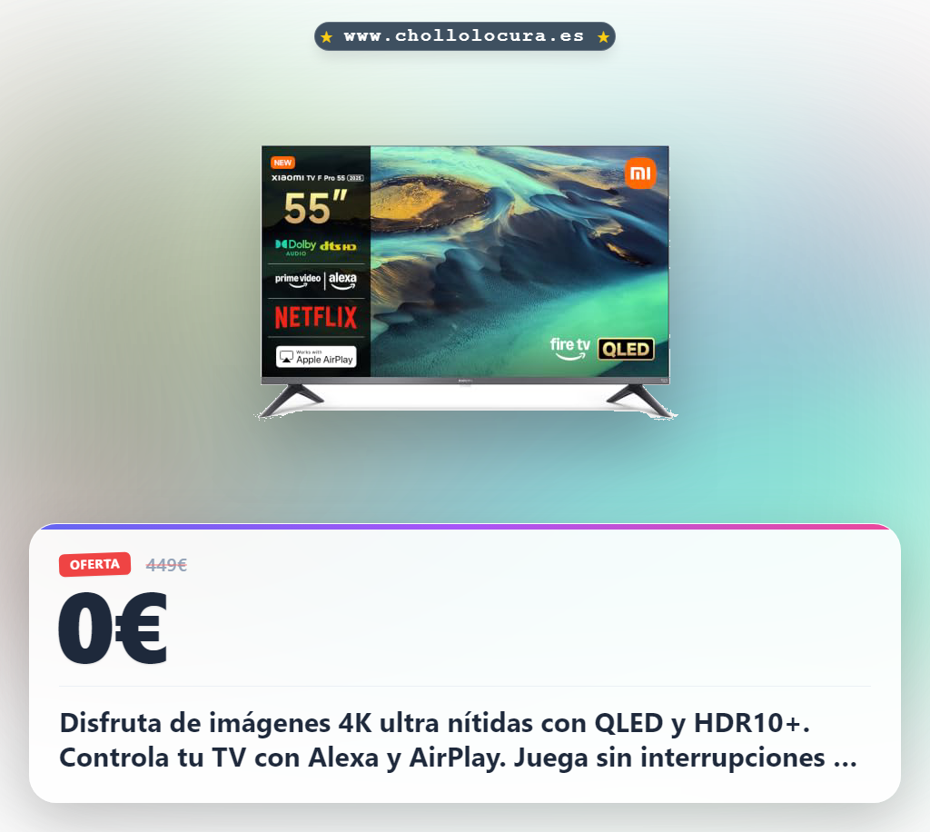 Aprovecha la TV QLED 4K con Alexa y AirPlay: Disfruta de imágenes ultra nítidas y modo Game Boost