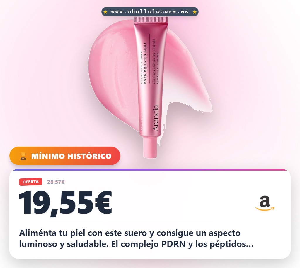 Consigue el suero Rosy-PDRN y Péptidos para una piel luminosa y saludable al mejor precio