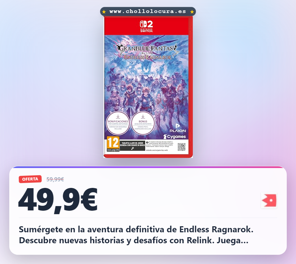 Aprovecha Granblue Fantasy Relink Endless Ragnarok Day One para Nintendo Switch con modos inéditos