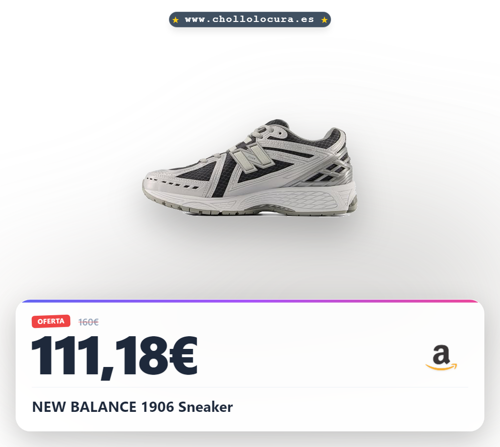 Obtén las zapatillas NEW BALANCE 1906 con amortiguación ABZORB y suela N-ergy al mejor precio del año