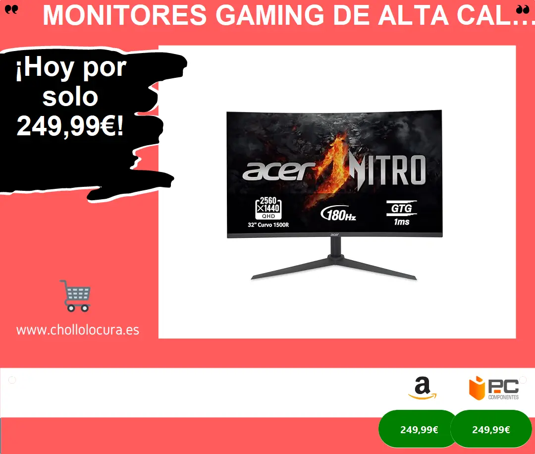 Monitores Gaming de Alta Calidad: ¡Consigue el Mejor Rendimiento para tus Juegos Favoritos!