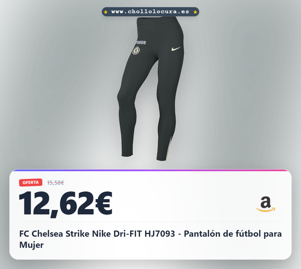 FC Chelsea Strike Nike Dri-FIT HJ7093 - Pantalón de fútbol para Mujer