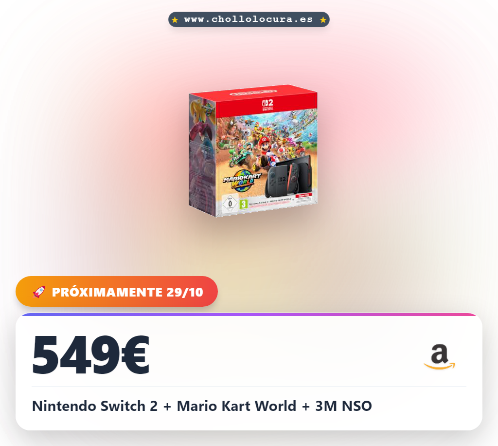 Nintendo Switch 2 + Mario Kart World + 3M NSO