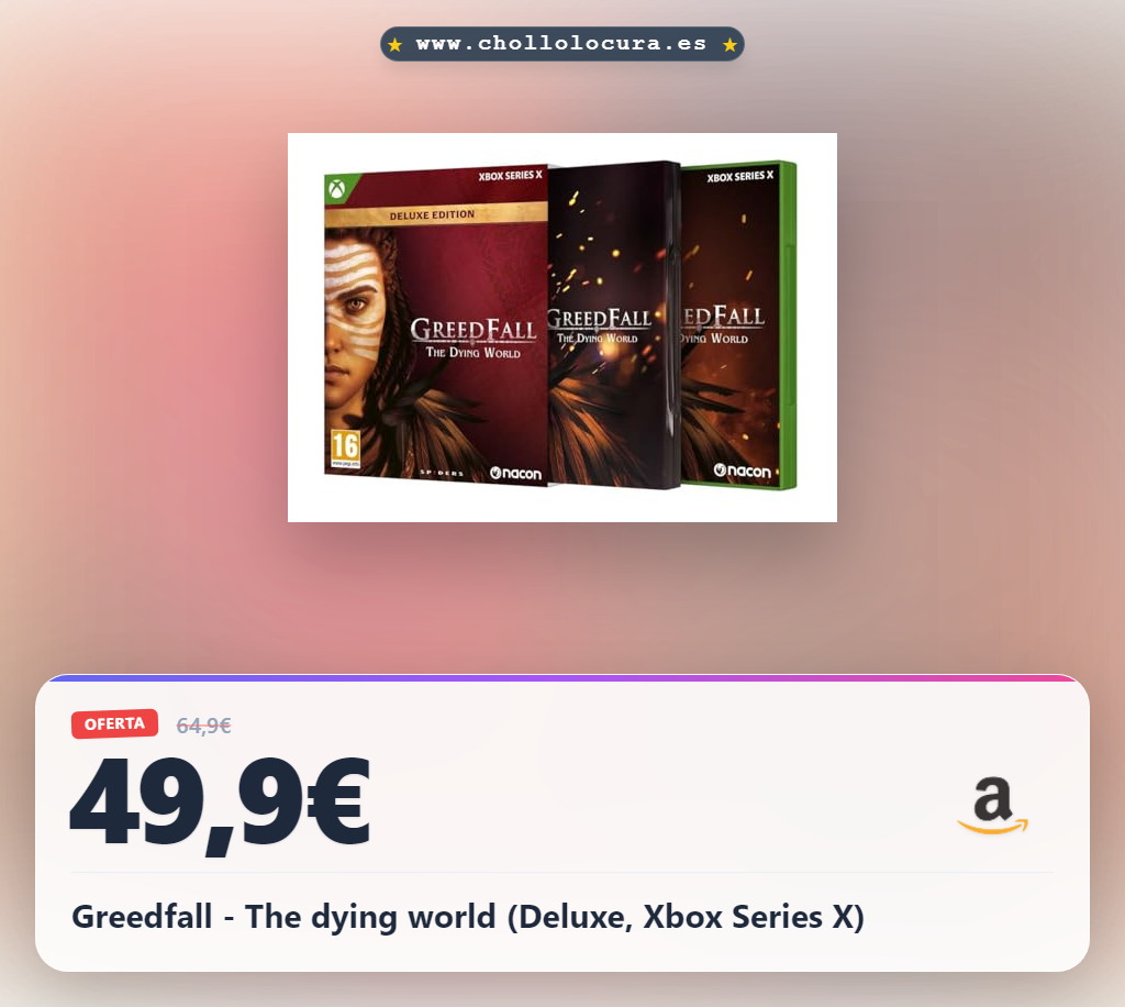 Greedfall - The dying world (Deluxe, Xbox Series X)