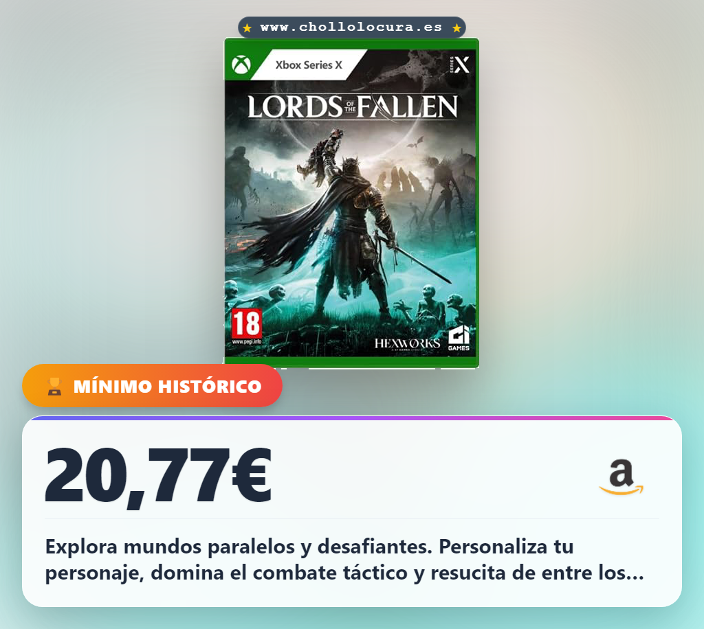 Aprovecha Lords of the Fallen para explorar mundos paralelos y dominar el combate táctico en Xbox Series