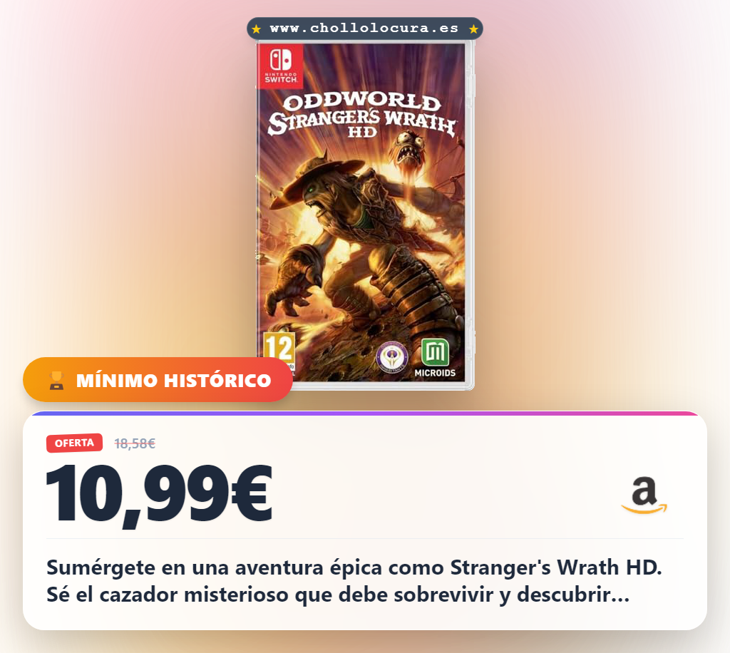 Aprovecha Oddworld Stranger's Wrath HD para Nintendo Switch y vive la aventura de caza épica