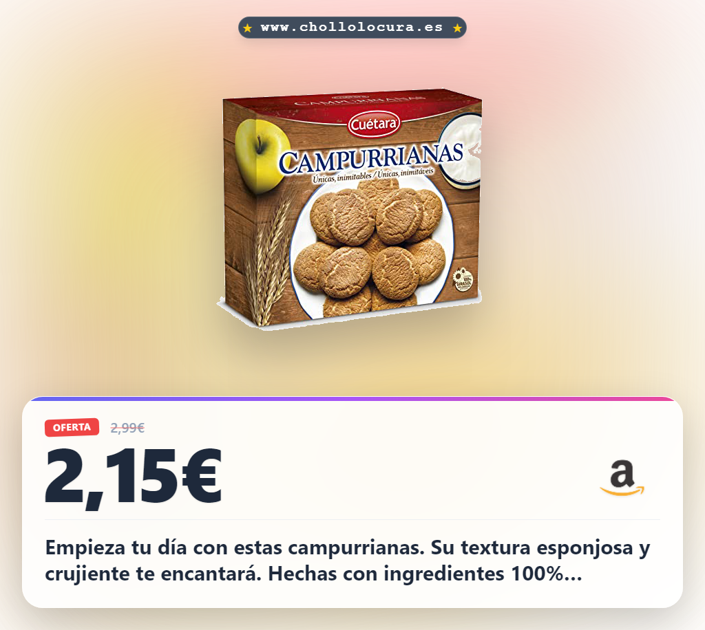 Ahorra en tu desayuno: disfruta de campurrianas 100% naturales con textura esponjosa y crujiente