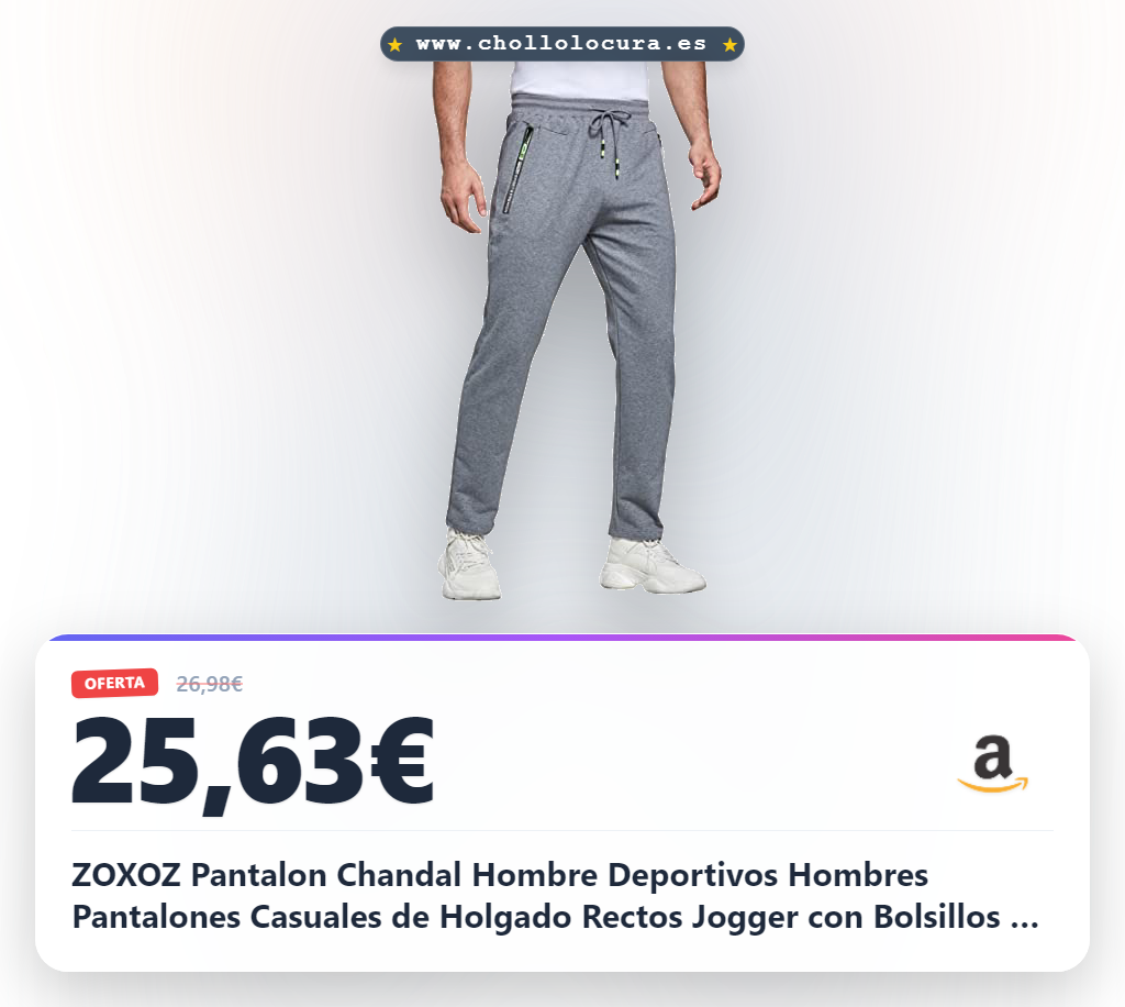 ZOXOZ Pantalon Chandal Hombre Deportivos Hombres Pantalones Casuales de Holgado Rectos Jogger con Bolsillos de Cremallera Gris 2XL
