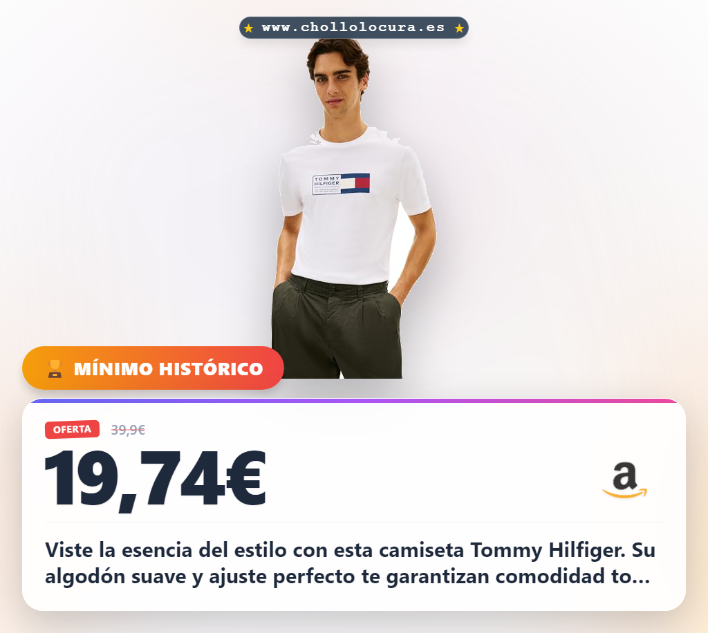 Adquiere esta Camiseta Hombre Tommy Hilfiger Brand Love Text Box XL en blanco en oferta histórica.