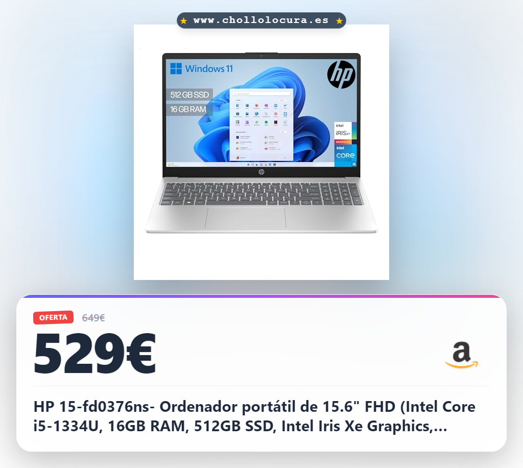 ¡Sorpresa! Mi nuevo ordenador portátil con Intel Core i5, 16GB RAM, 512GB SSD y Windows 11
