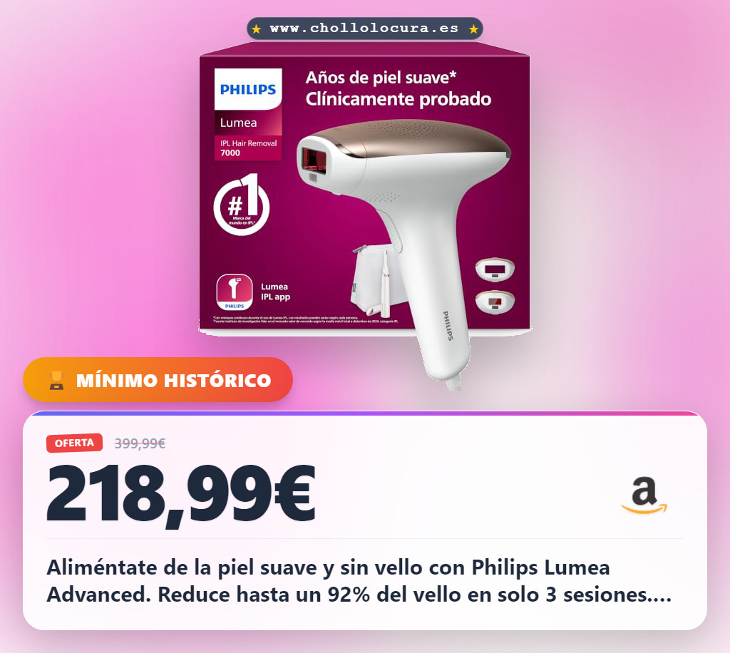 Aprovecha la depilación láser Philips Lumea Advanced BRI921/00 y consigue una piel suave en casa