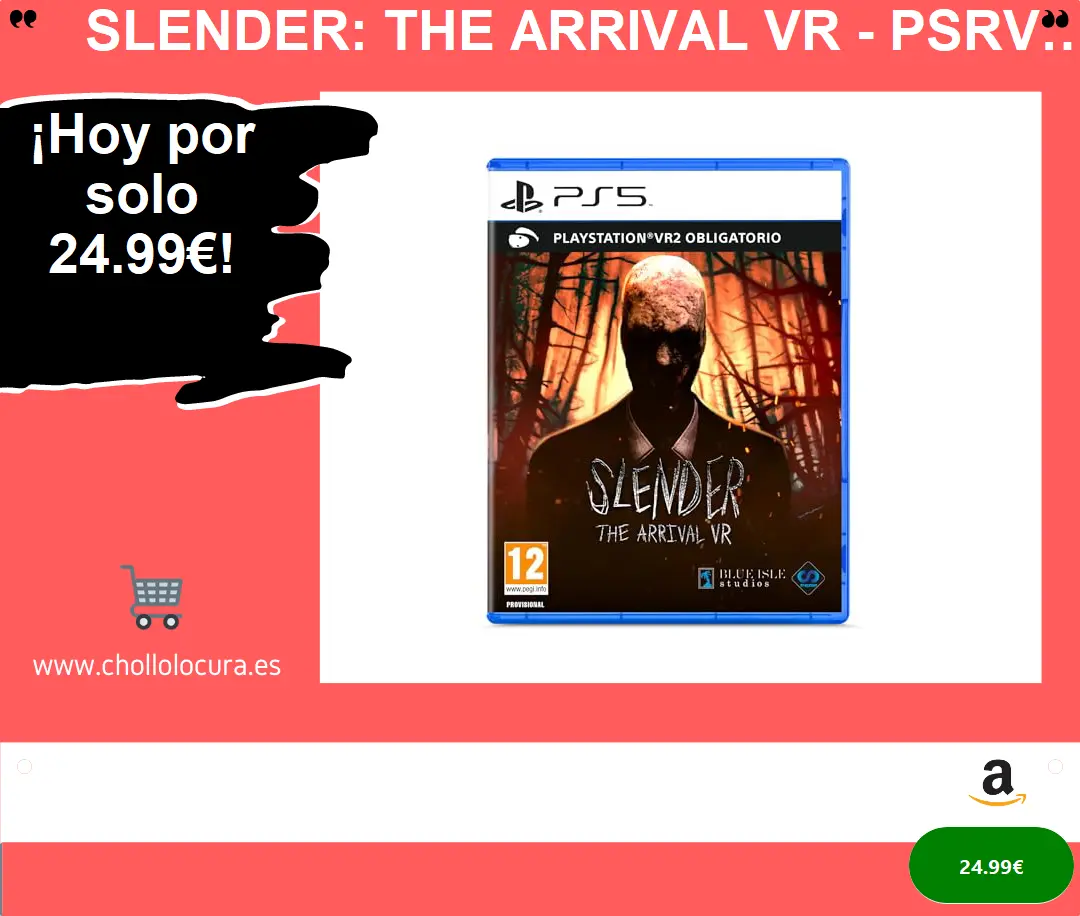 Descubre el terror en realidad virtual: Slender: The Arrival VR para PlayStation 5 - ¡Estás solo y sin ayuda!