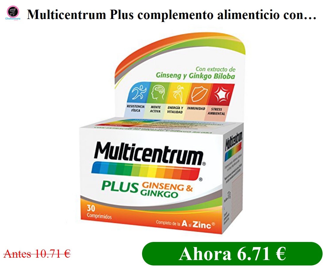 Multicentrum Plus Complemento Alimenticio Con 13 Vitaminas, 8 Minerales ...