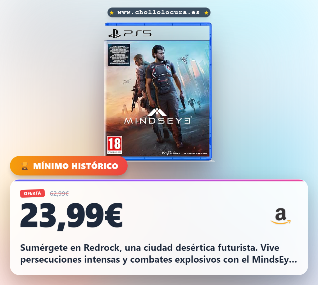 Aprovecha MindsEye el thriller de acción y aventura con implante cerebral en PS5 y combates explosivos