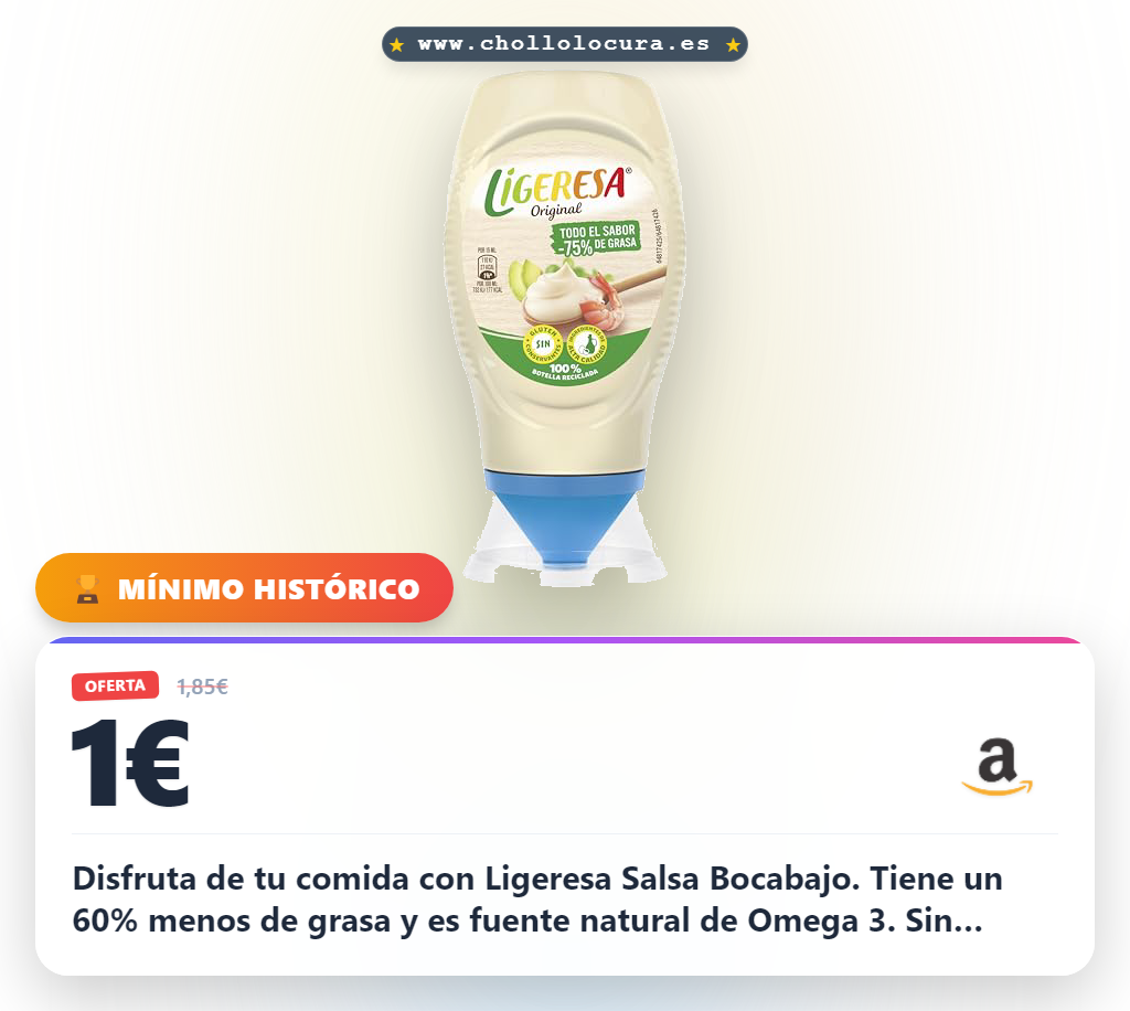 Aprovecha la salsa bocabajo con 60% menos grasa y Omega 3 para disfrutar de una dieta saludable
